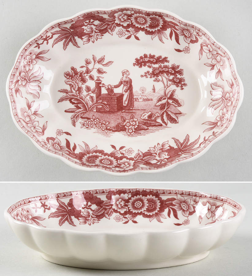 Archive Collection Cranberry Soap Dish by Spode-1