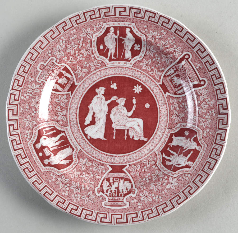 Archive Collection Cranberry Salad Plate by Spode-1