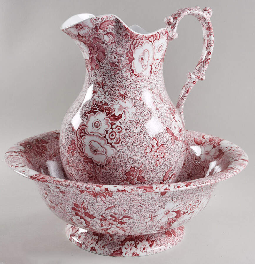 Archive Collection Cranberry 128 Oz Pitcher and Bowl Set by Spode-1