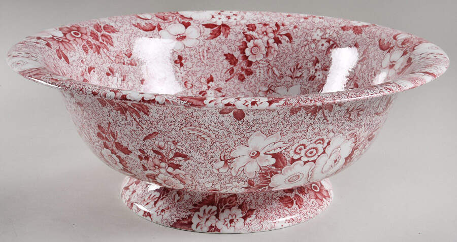 Archive Collection Cranberry 128 Oz Pitcher and Bowl, Bowl Only by Spode-1