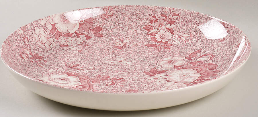 Archive Collection Cranberry 11" Pasta Serving Bowl by Spode-1