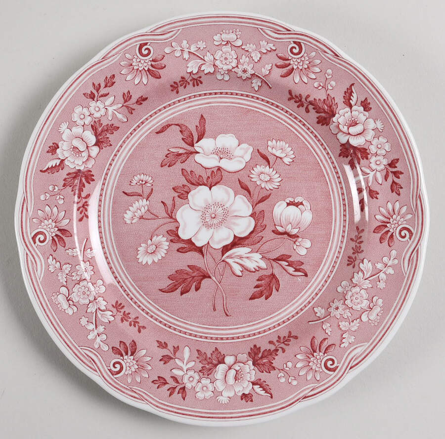 Archive Collection Cranberry Salad Plate by Spode-1