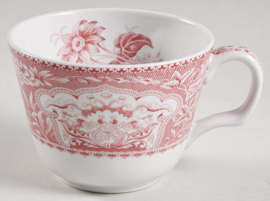 Archive Collection Cranberry Flat Cup by Spode-1