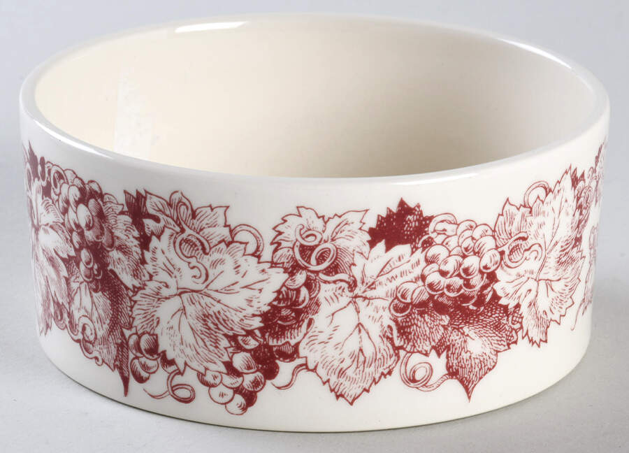 Archive Collection Cranberry 4" Round Box No Lid by Spode-1
