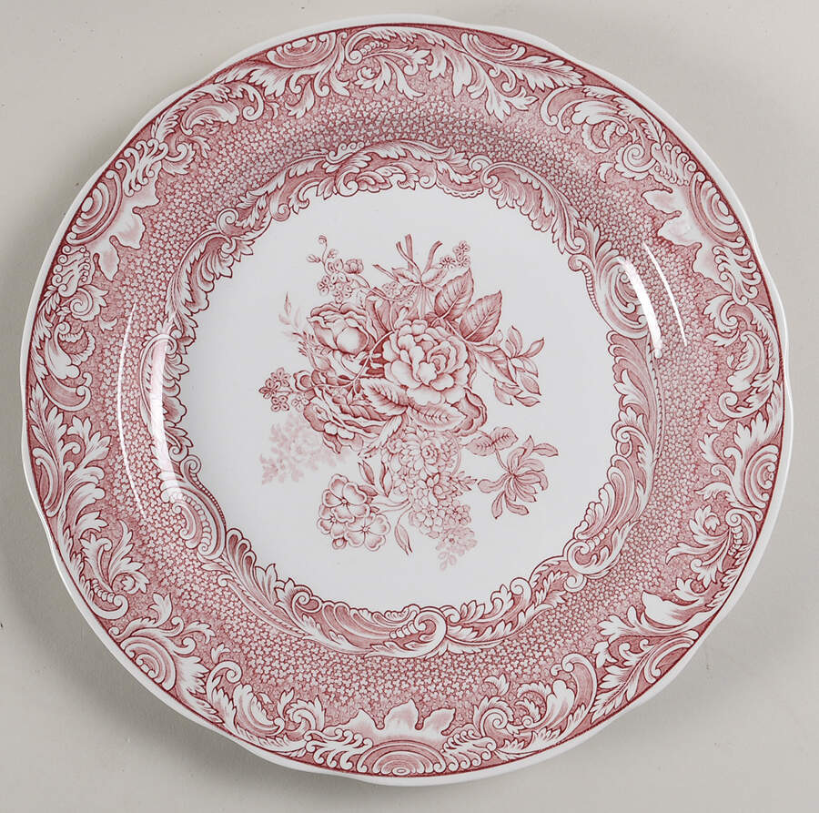 Archive Collection Cranberry Dinner Plate by Spode-1