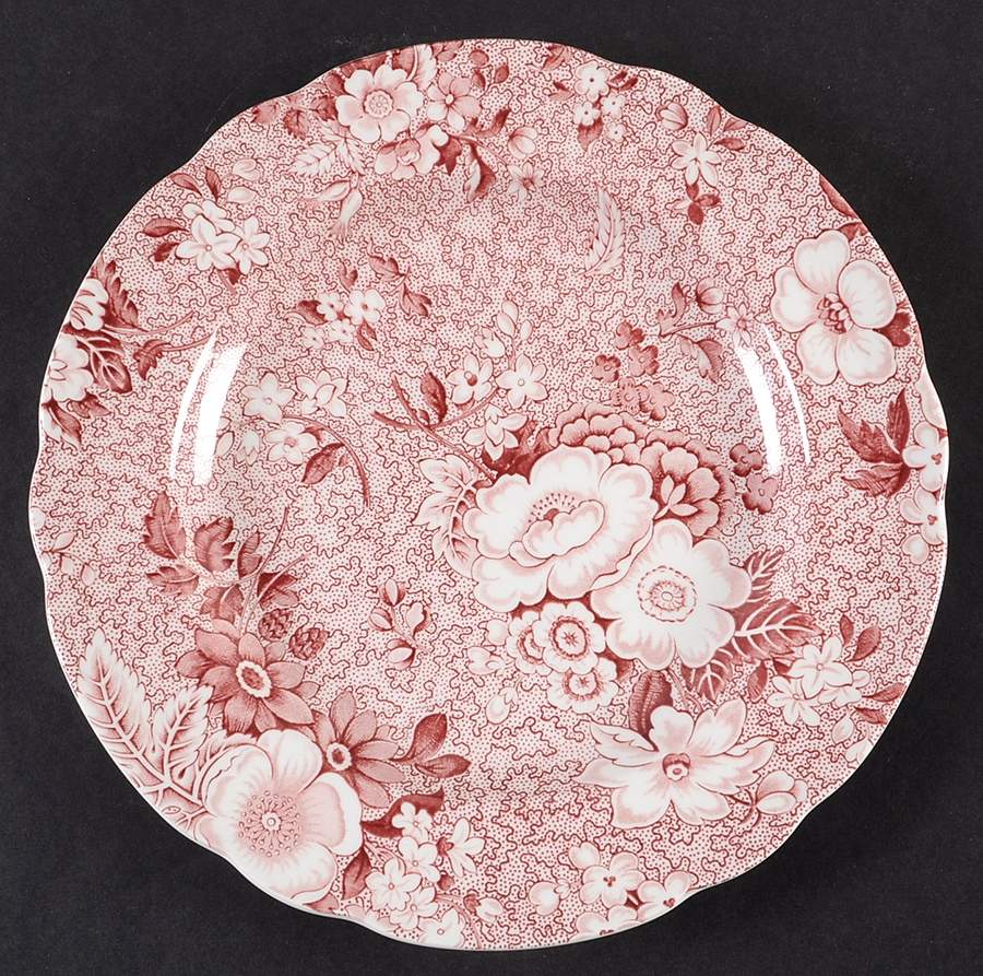 Archive Collection Cranberry Luncheon Plate by Spode-1