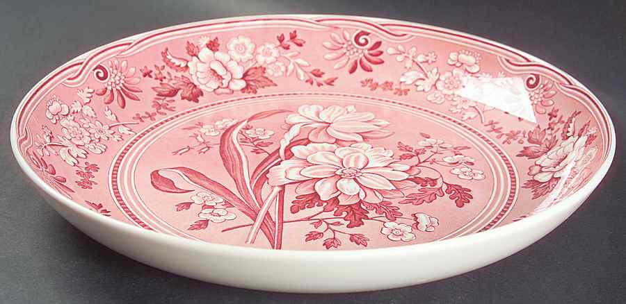 Archive Collection Cranberry 11" Pasta Serving Bowl by Spode-1