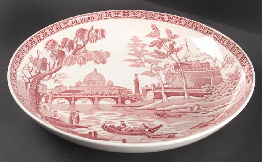 Archive Collection Cranberry 11" Pasta Serving Bowl by Spode-1