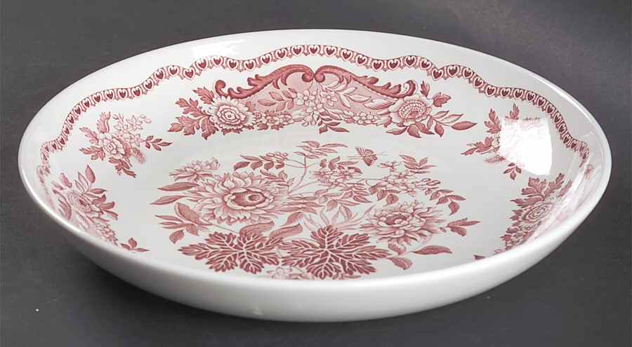 Archive Collection Cranberry 10" Individual Pasta Bowl by Spode-1