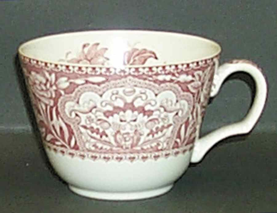 Archive Collection Cranberry Flat Cup by Spode-1