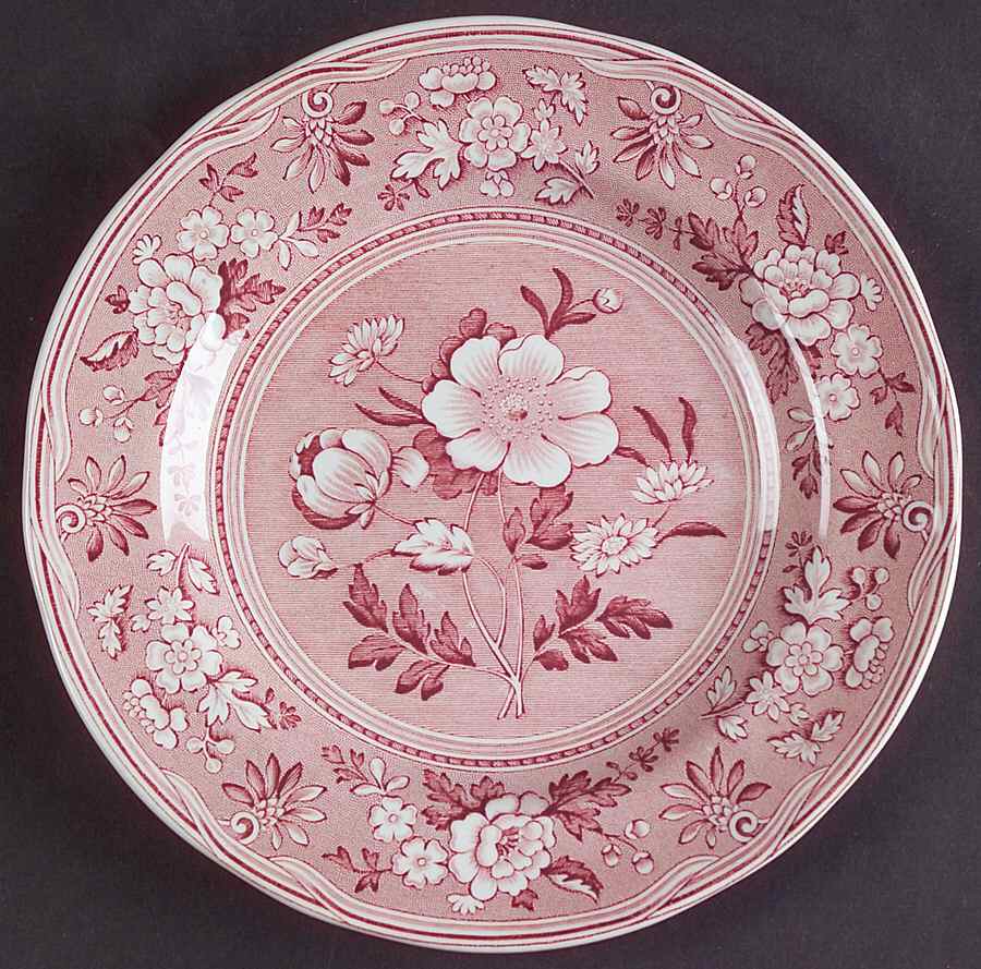 Archive Collection Cranberry Bread & Butter Plate by Spode-1