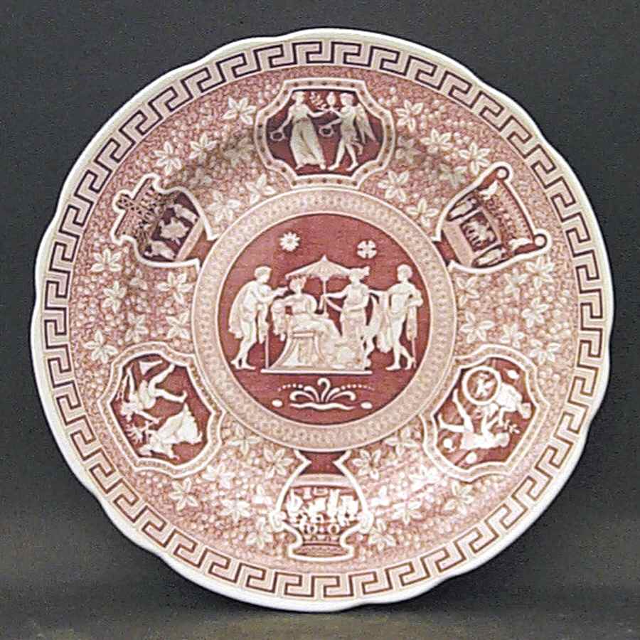 Archive Collection Cranberry Luncheon Plate by Spode-1