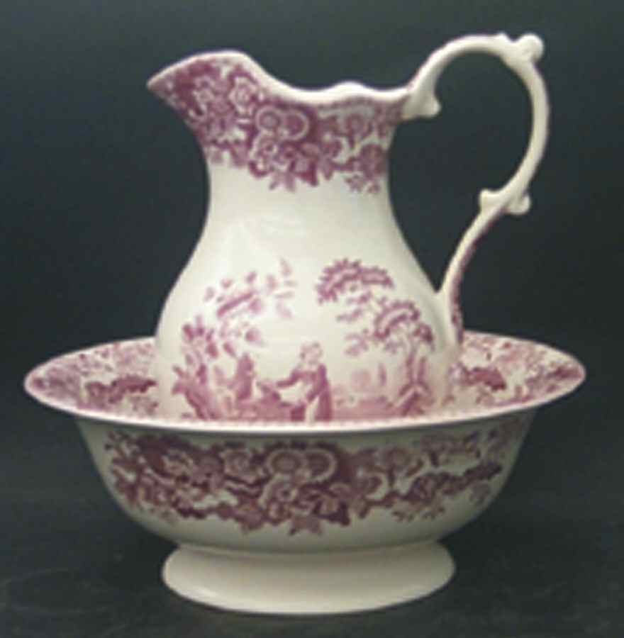 Archive Collection Cranberry 40 Oz Pitcher and Bowl Set by Spode-1