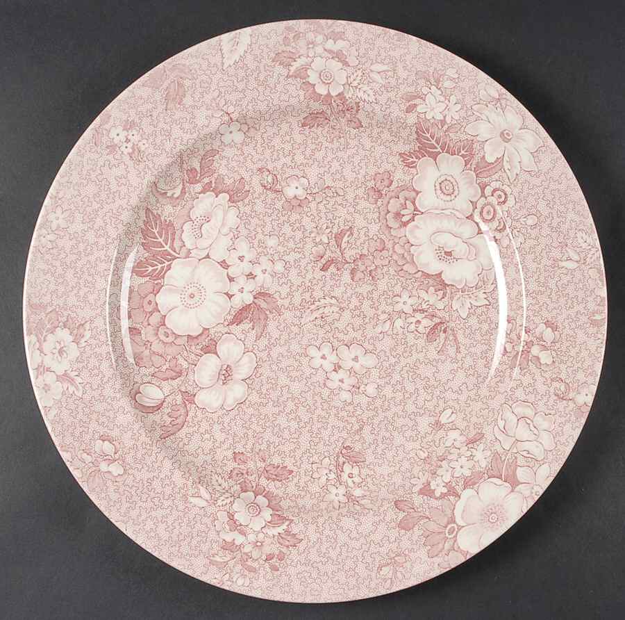 Archive Collection Cranberry Service Plate (Charger) by Spode-1