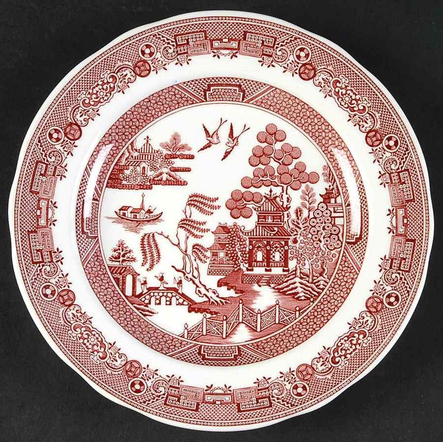 Archive Collection Cranberry Salad Plate by Spode-1