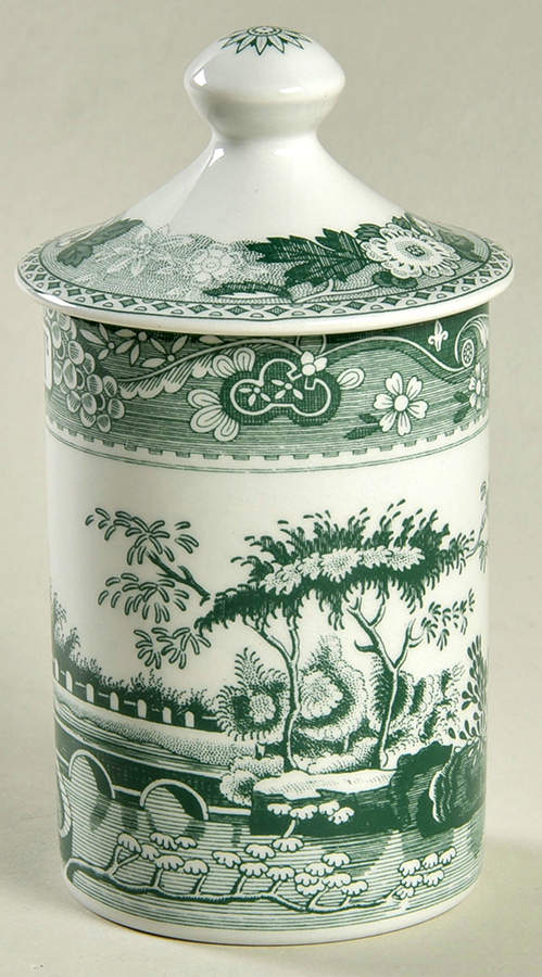 Archive Collection Green Spice Jar Set Individual Jar & Lid by Spode-1
