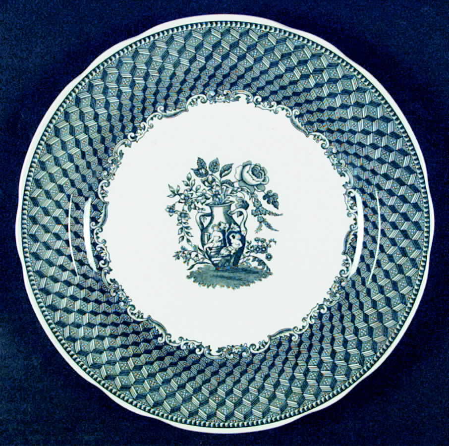 Archive Collection Green Dinner Plate by Spode-1