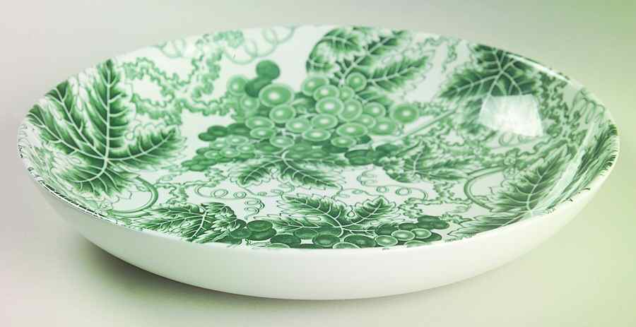 Archive Collection Green 8" Individual Pasta Bowl by Spode-1