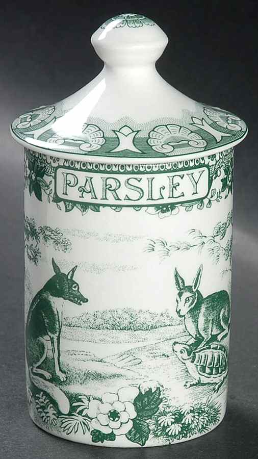 Archive Collection Green Spice Jar Set Individual Jar & Lid by Spode-1