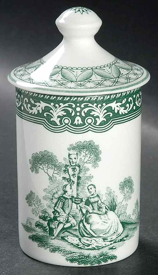 Archive Collection Green Spice Jar Set Individual Jar & Lid by Spode-1