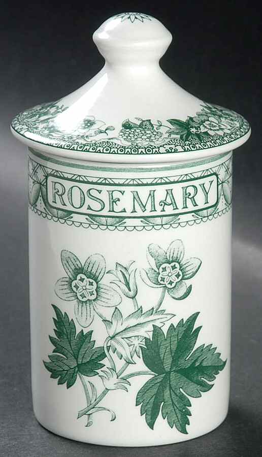 Archive Collection Green Spice Jar Set Individual Jar & Lid by Spode-1