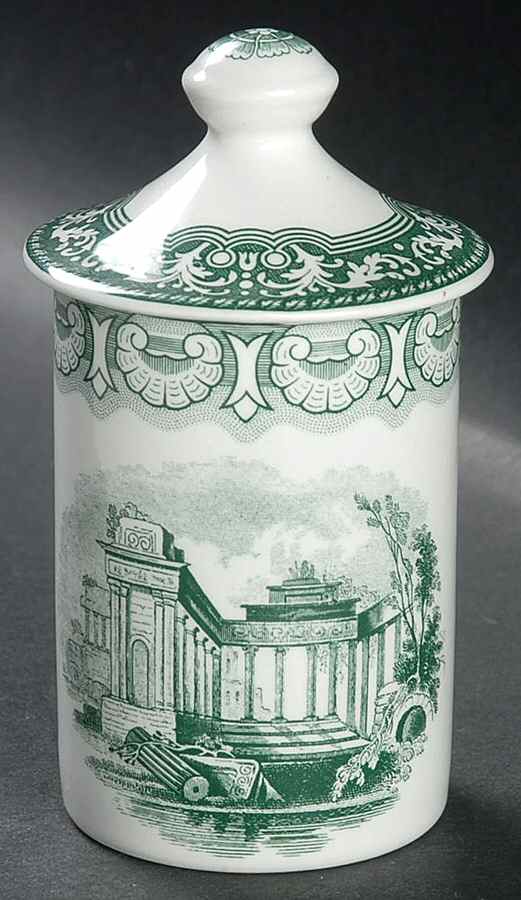 Archive Collection Green Spice Jar Set Individual Jar & Lid by Spode-1