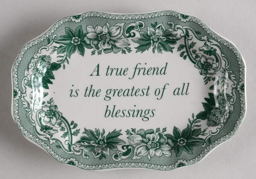 Archive Collection Green Miniature Oval Serving Platter by Spode-1