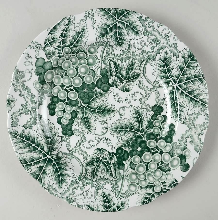 Archive Collection Green Luncheon Plate by Spode-1