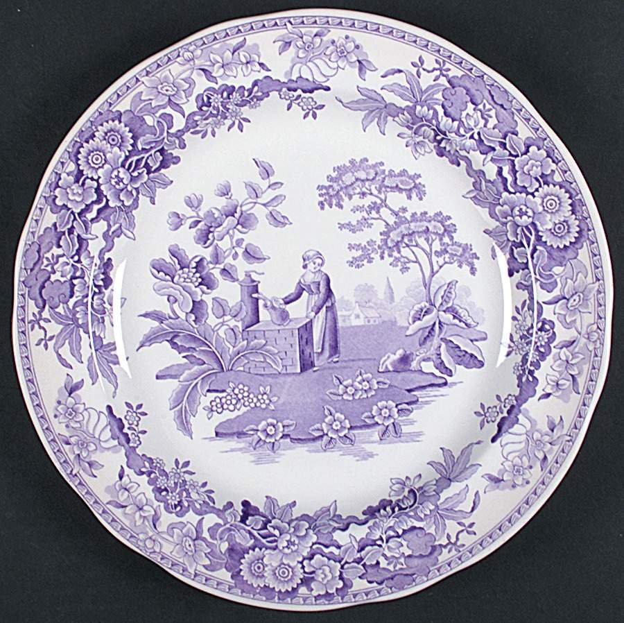 Archive Collection Lilac Dinner Plate by Spode-1
