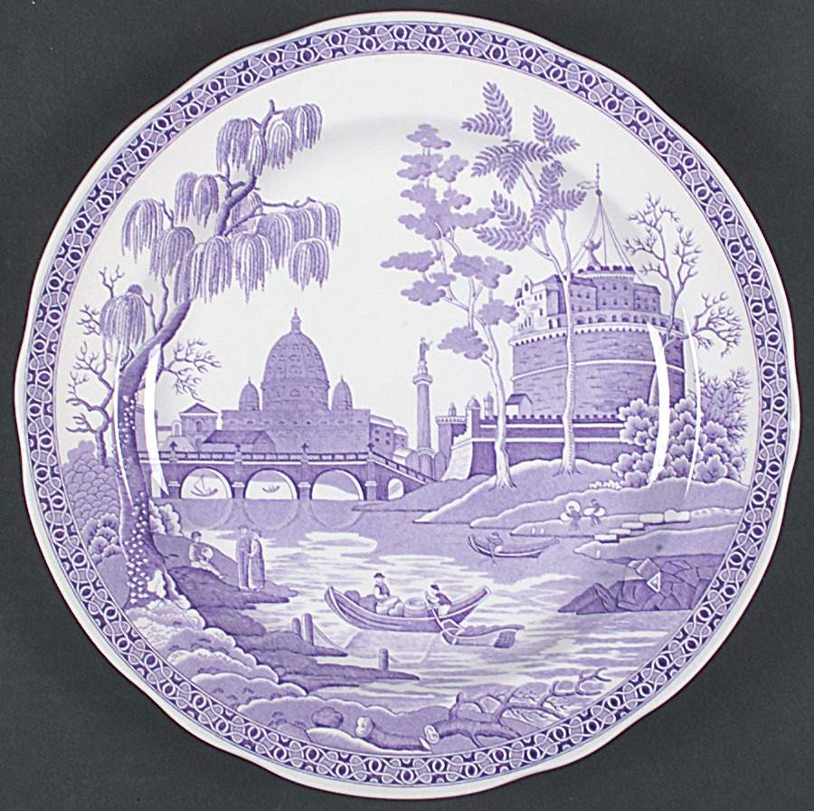 Archive Collection Lilac Dinner Plate by Spode-1