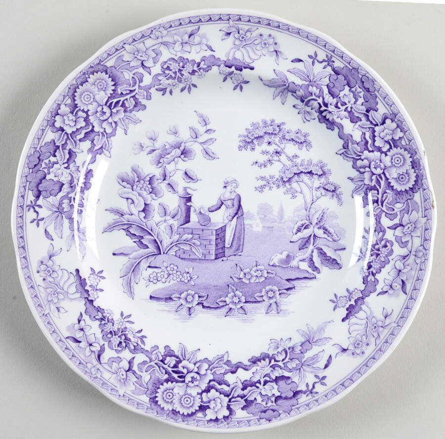 Archive Collection Lilac Salad Plate by Spode-1