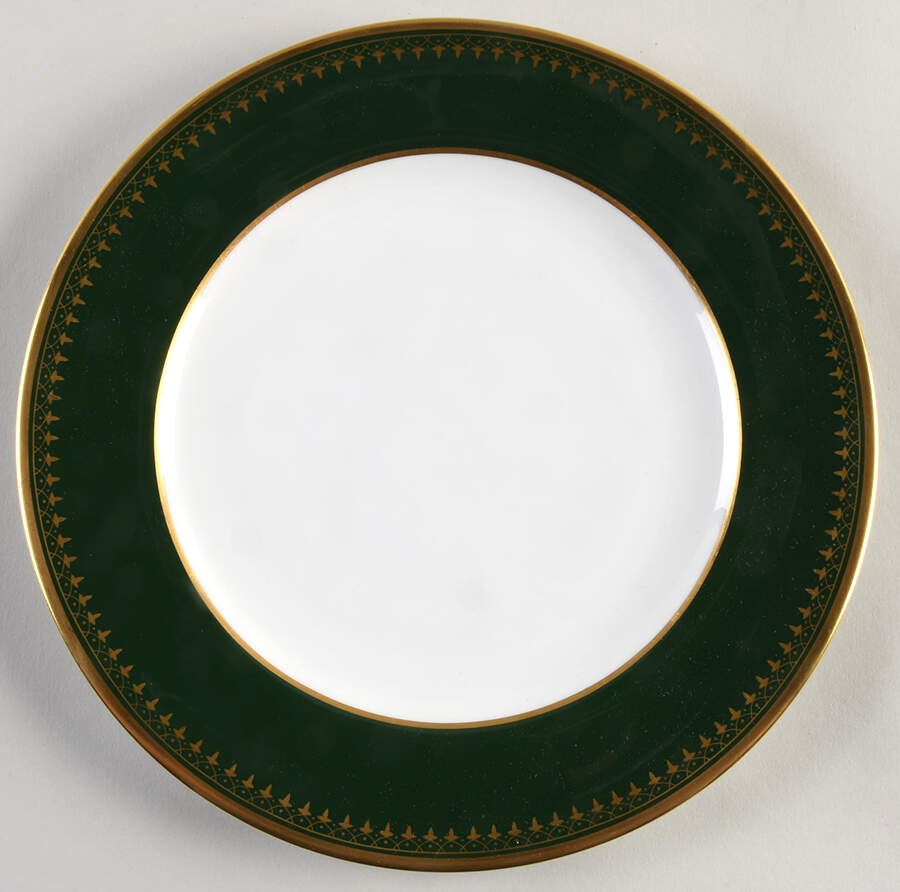 Ashdown Leather Green Dinner Plate by Spode-1