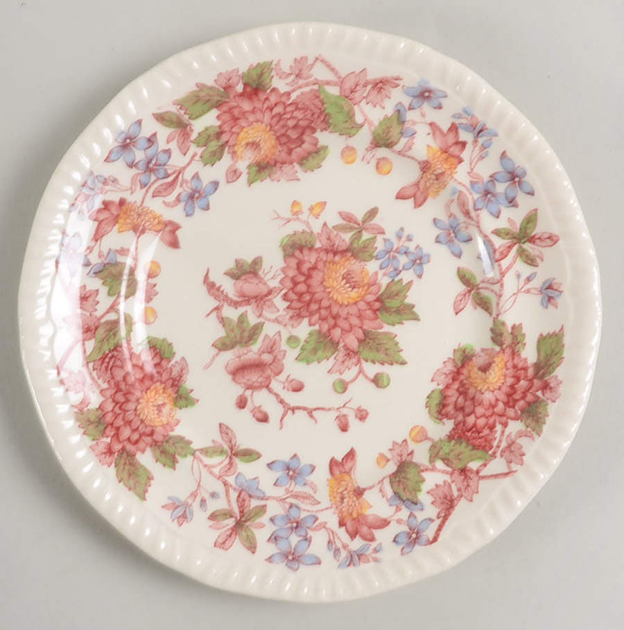 Aster Red (Gadroon) Bread & Butter Plate by Spode-1