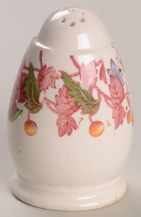 Aster Red (Gadroon) Salt Shaker by Spode-1