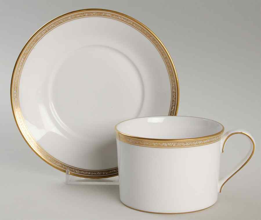 Athena Flat Cup & Saucer Set by Spode-1