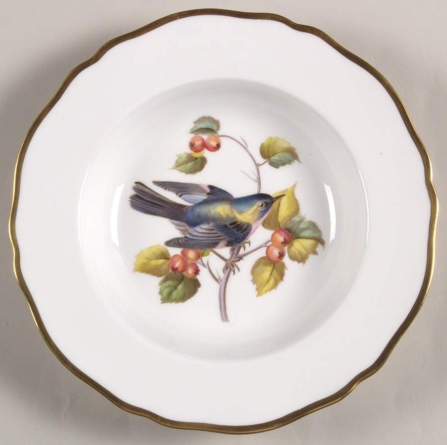 Audubon Birds Rim Soup Bowl by Spode-1