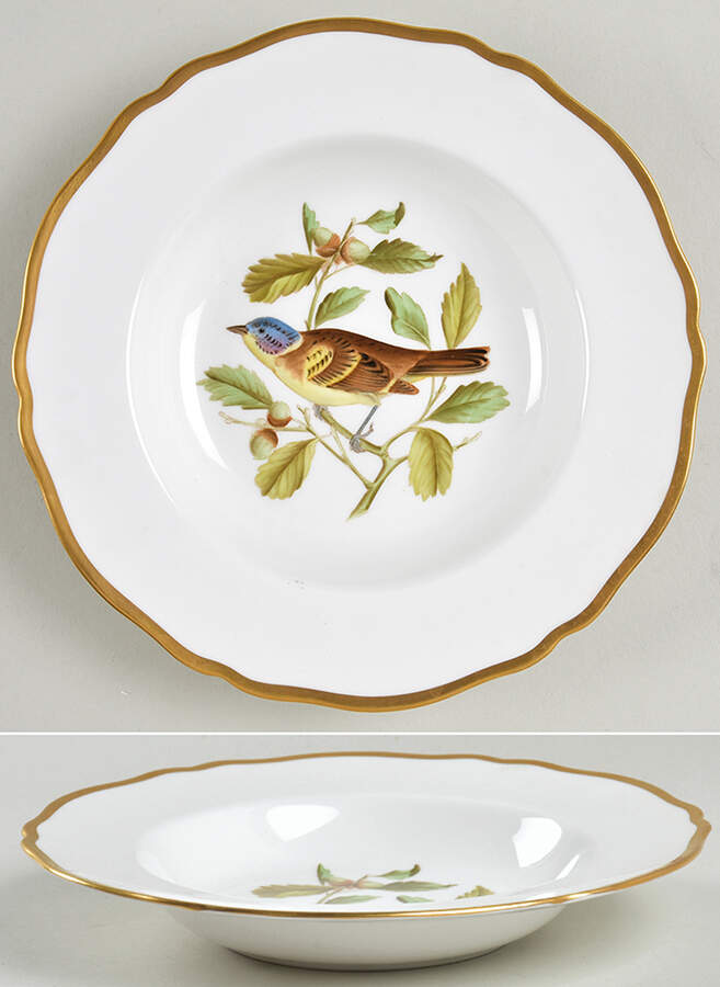 Audubon Birds Rim Soup Bowl by Spode-1