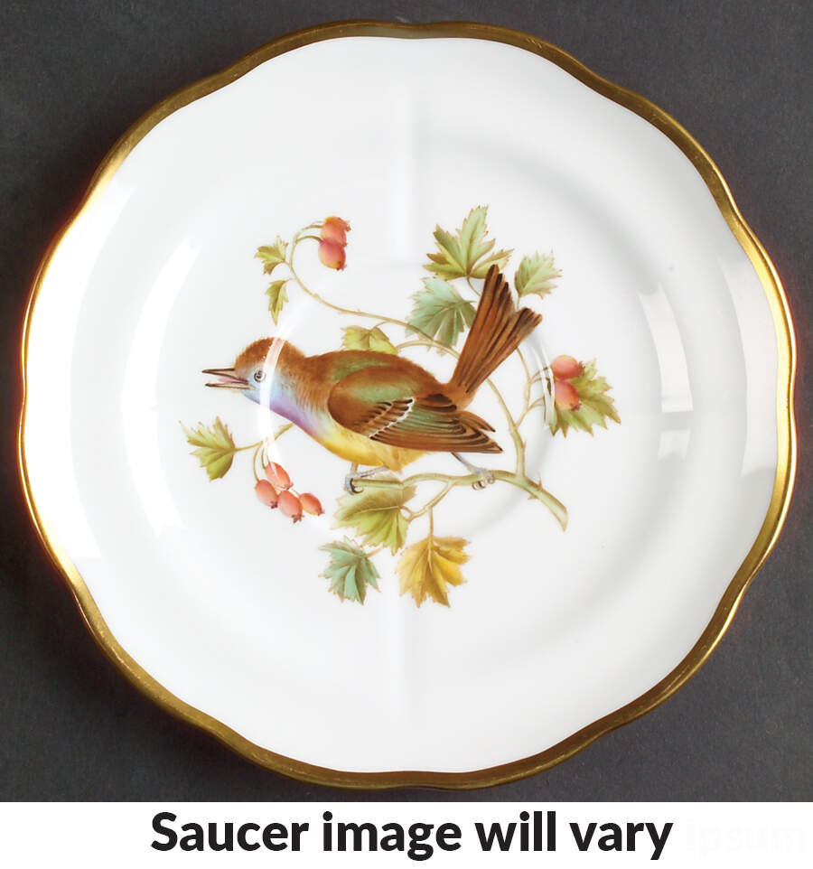 Audubon Birds Saucer for Flat Cream Soup Bowl by Spode-1