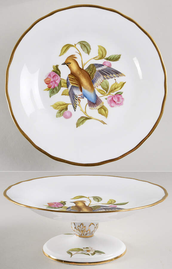 Audubon Birds Round Compote (Height X Width) by Spode-1