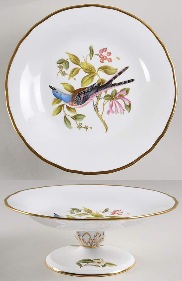 Audubon Birds Round Compote (Height X Width) by Spode-1