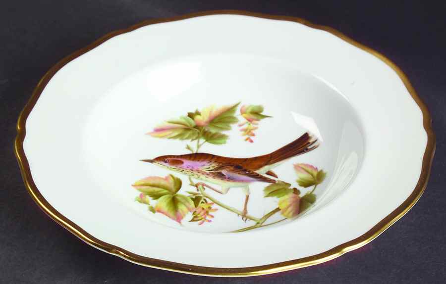 Audubon Birds Rim Soup Bowl by Spode-1