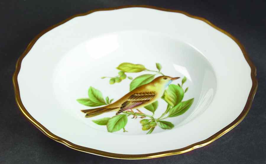 Audubon Birds Rim Soup Bowl by Spode-1