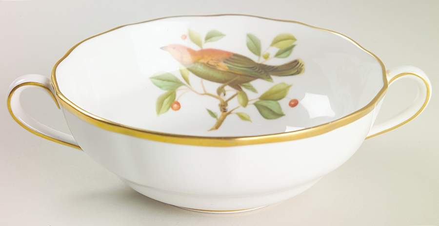 Audubon Birds Flat Cream Soup Bowl by Spode-1