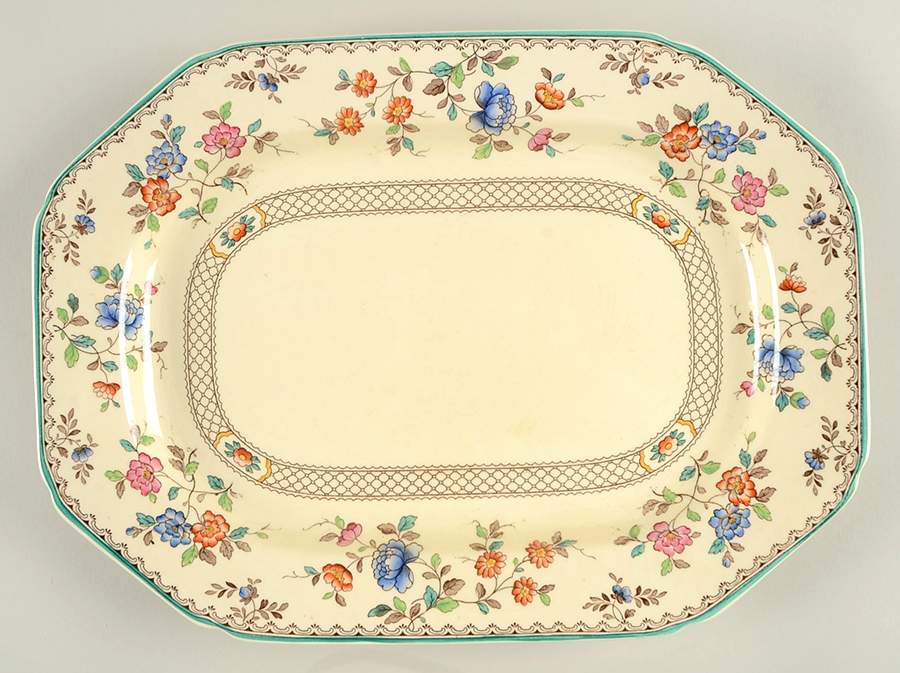 Audley 12" Oval Serving Platter by Spode-1