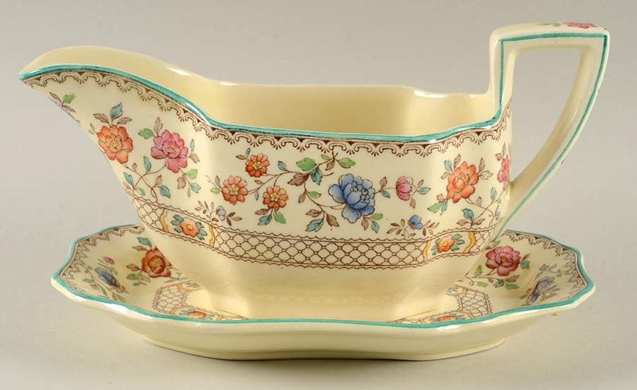 Audley Gravy Boat & Underplate/Relish by Spode-1