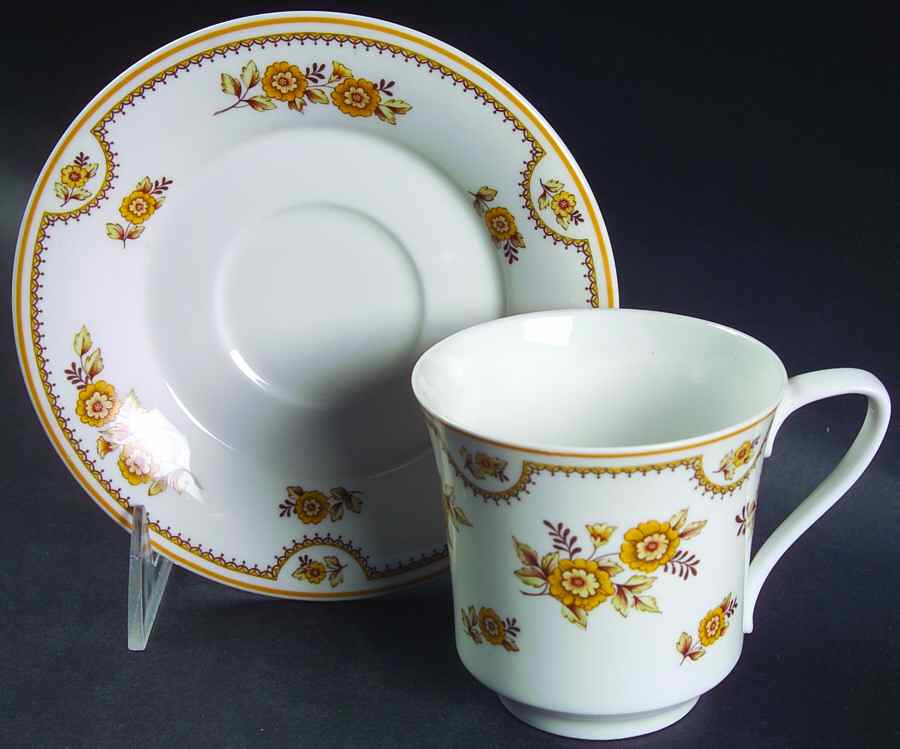 Austen Flat Cup & Saucer Set by Spode-1