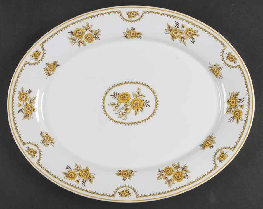 Austen 13" Oval Serving Platter by Spode-1