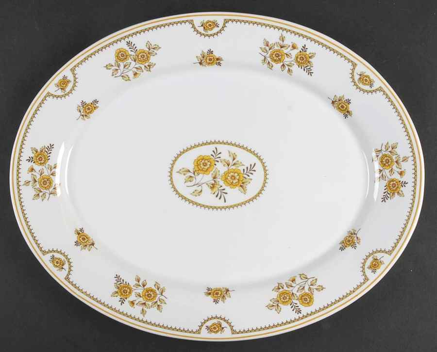 Austen 15" Oval Serving Platter by Spode-1