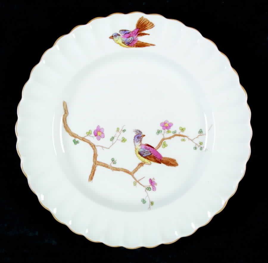 Aviary Birds Salad Plate by Spode-1