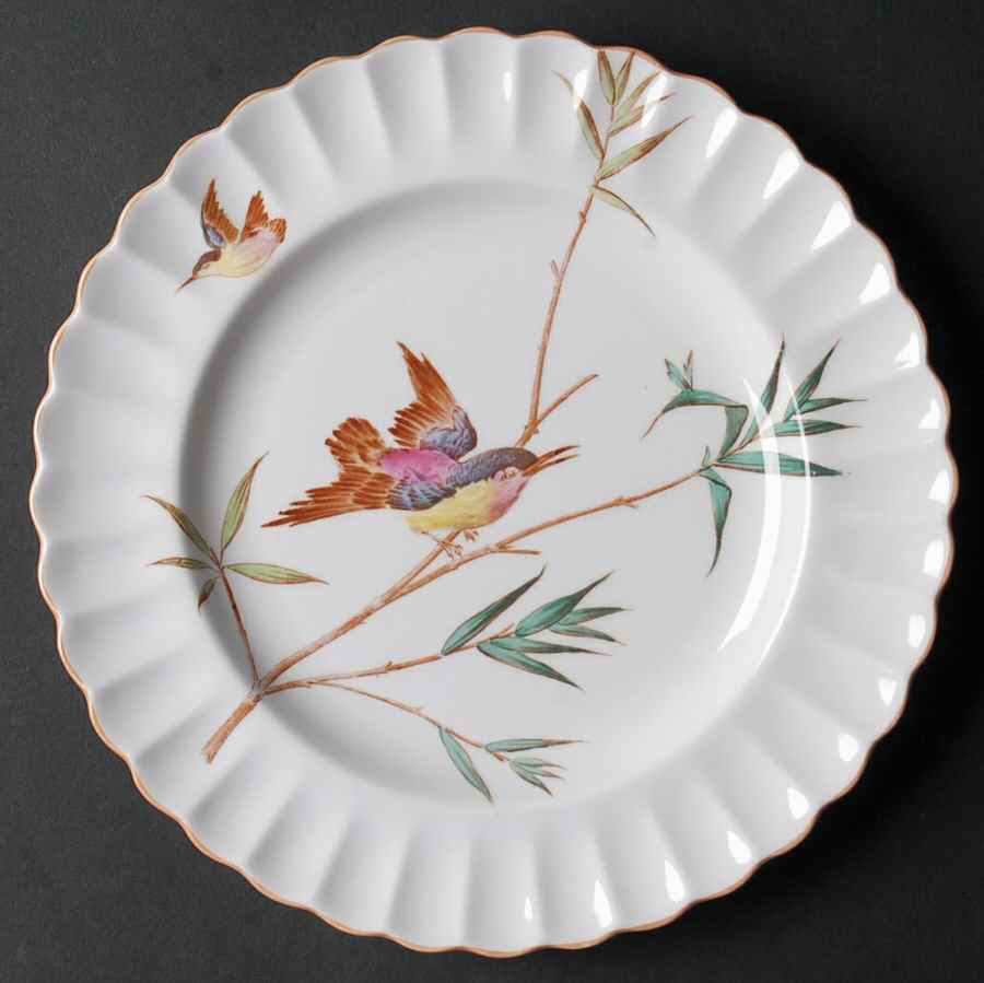 Aviary Birds Luncheon Plate by Spode-1
